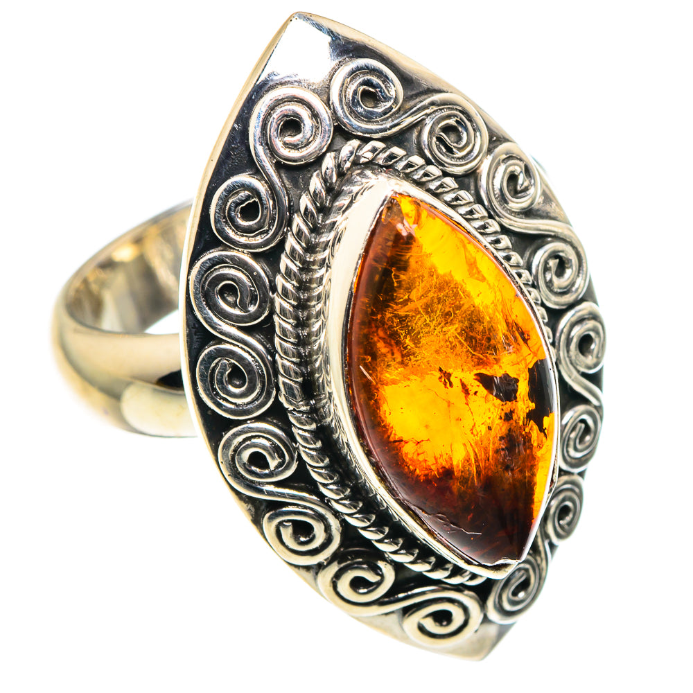 Baltic Amber Rings handcrafted by Anasilvercos - RING88898