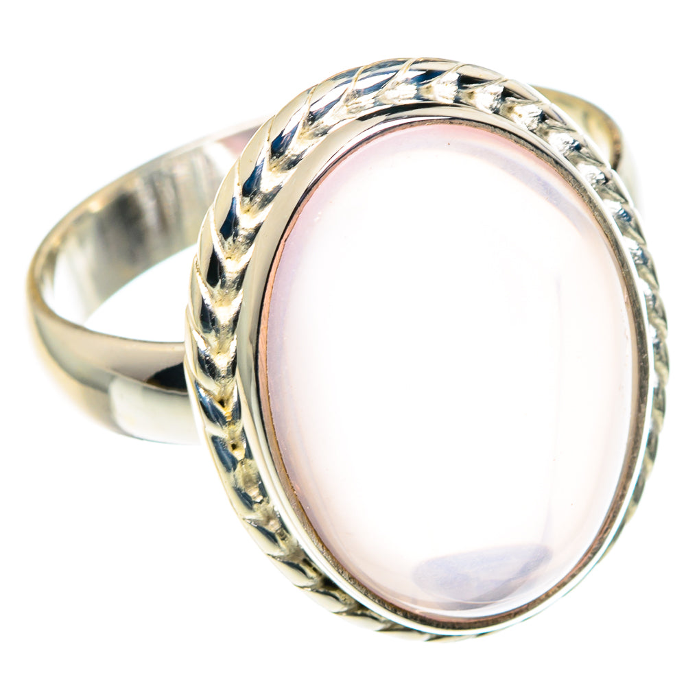 Rose Quartz Rings handcrafted by Anasilvercos - RING88902
