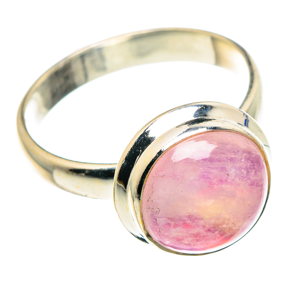 Pink Moonstone Rings handcrafted by Anasilvercos - RING88905
