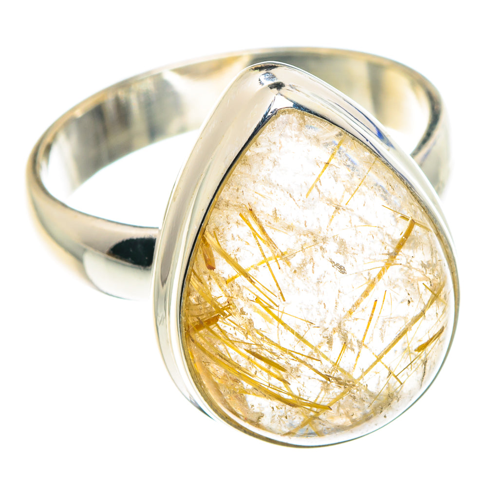 Rutilated Quartz Rings handcrafted by Anasilvercos - RING88909
