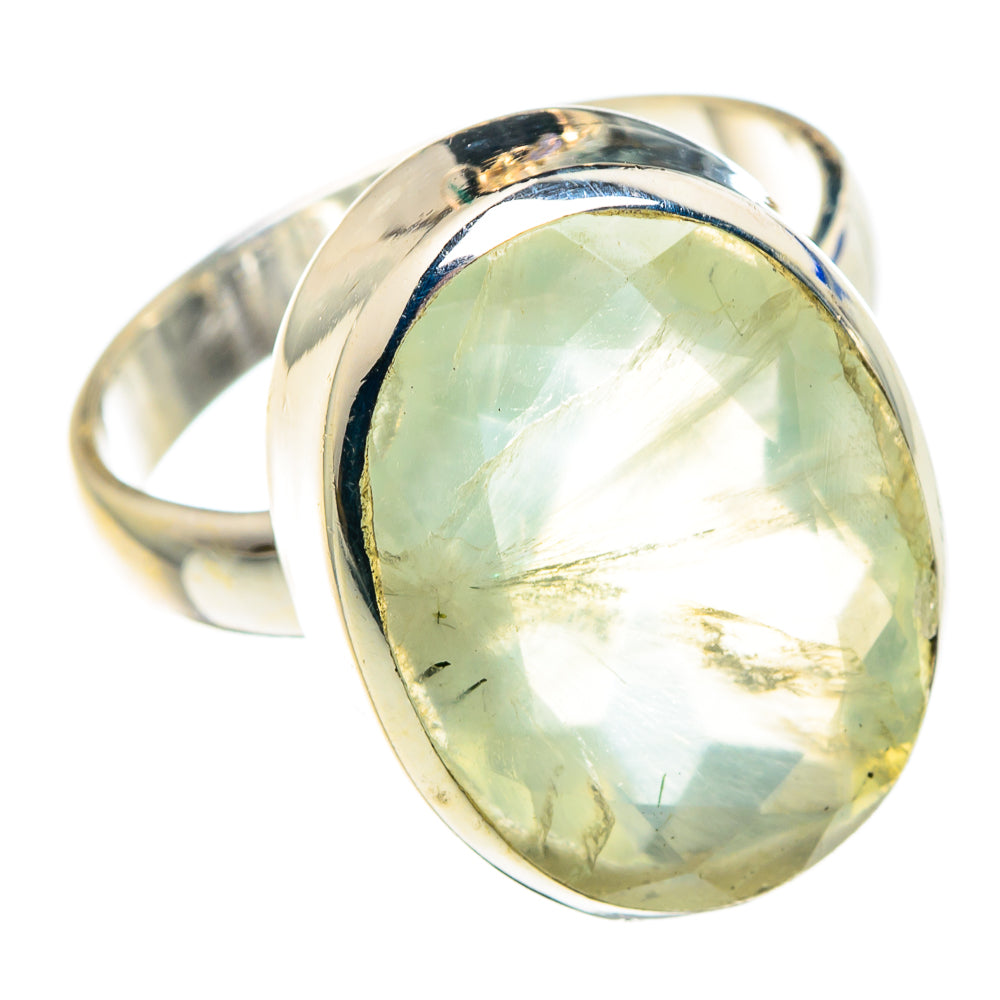 Prehnite Rings handcrafted by Anasilvercos - RING88928