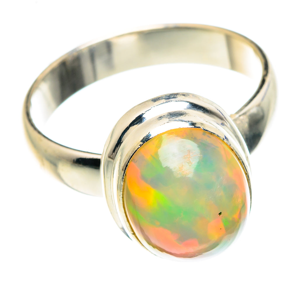 Ethiopian Opal Rings handcrafted by Anasilvercos - RING88945