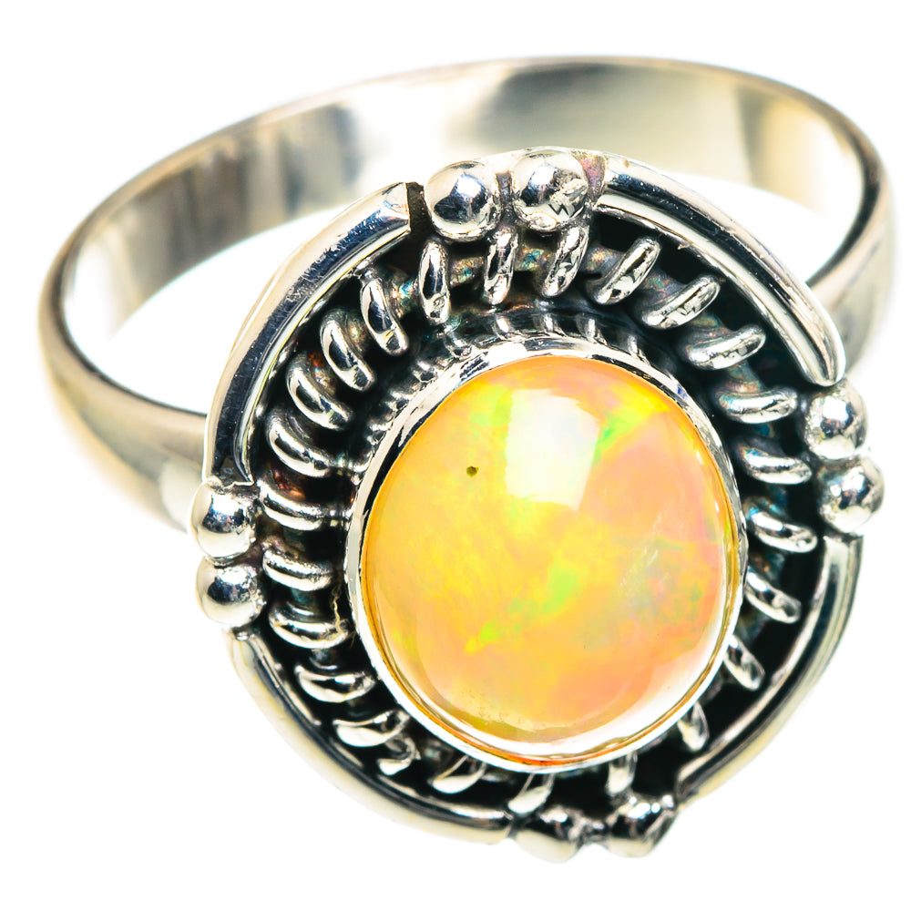 Ethiopian Opal Rings handcrafted by Anasilvercos - RING88946