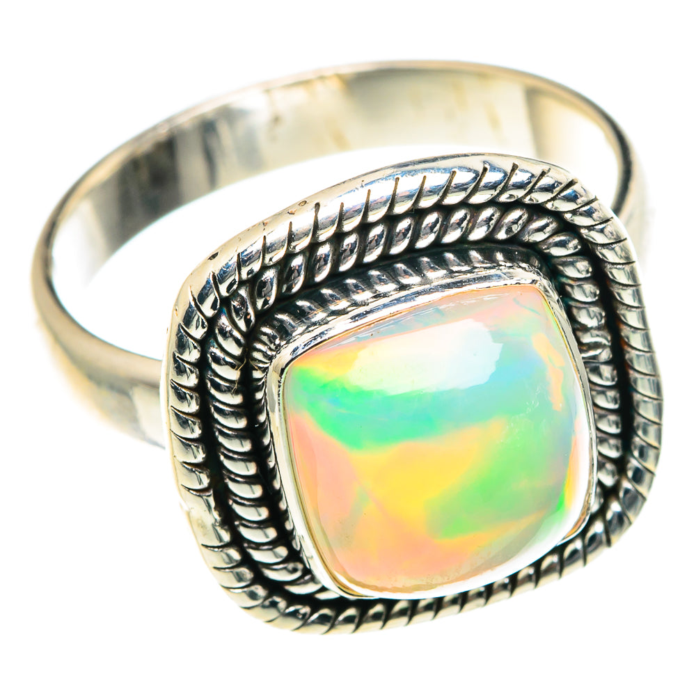 Ethiopian Opal Rings handcrafted by Anasilvercos - RING88948