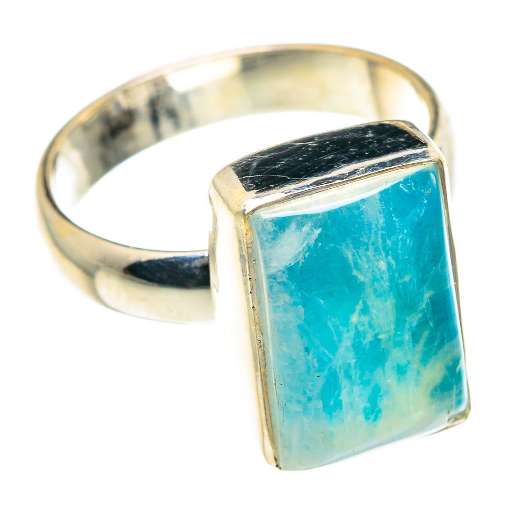 Rainbow Moonstone Rings handcrafted by Anasilvercos - RING88964