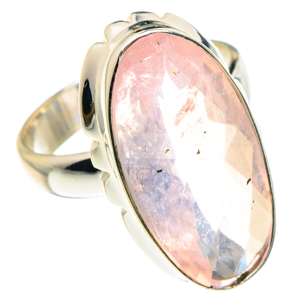 Rose Quartz Rings handcrafted by Anasilvercos - RING88970