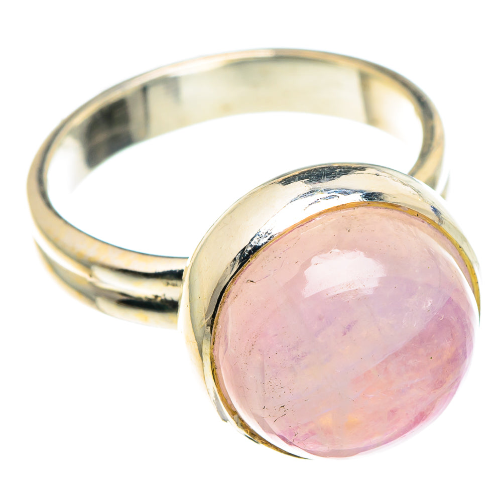 Pink Moonstone Rings handcrafted by Anasilvercos - RING88972