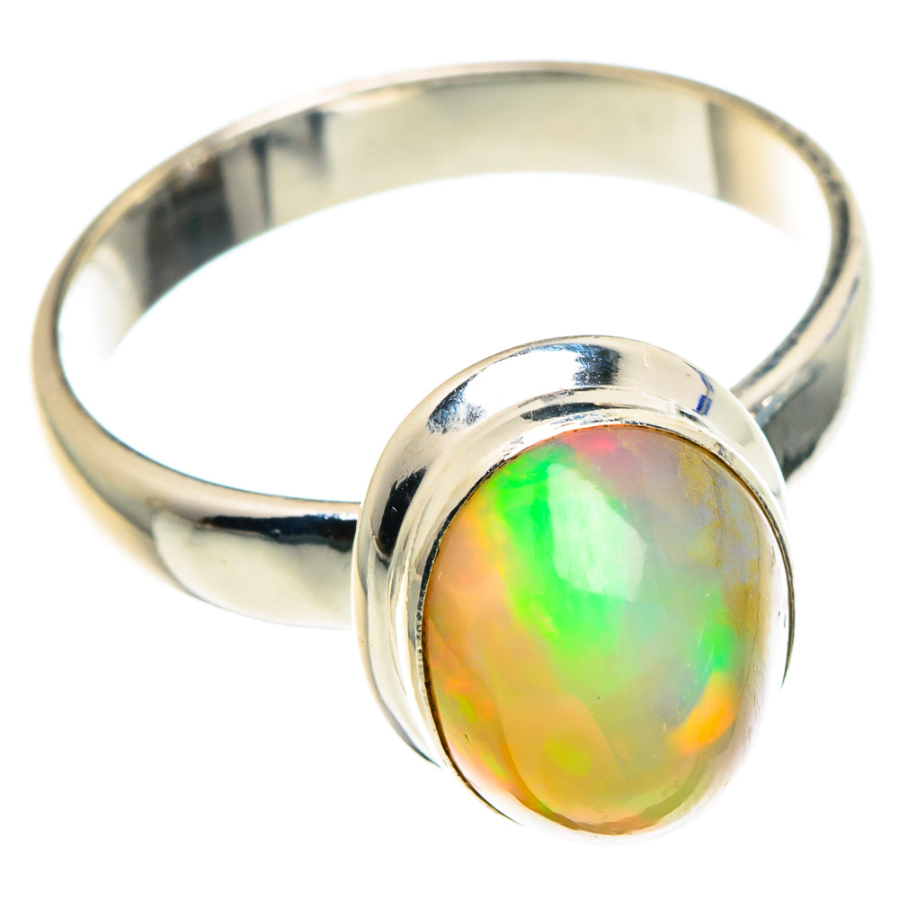 Ethiopian Opal Rings handcrafted by Anasilvercos - RING88976