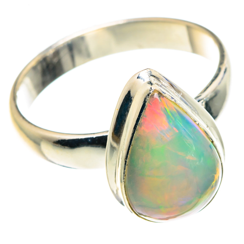 Ethiopian Opal Rings handcrafted by Anasilvercos - RING88978