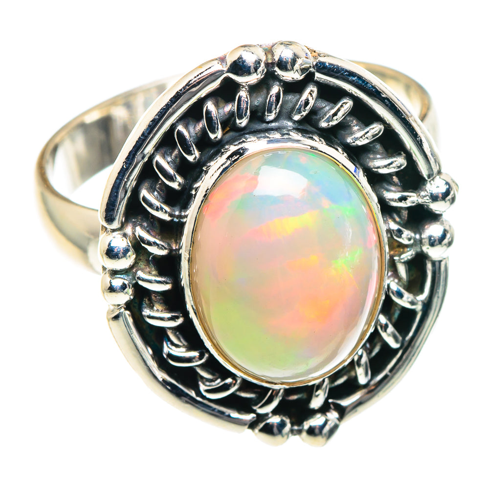 Ethiopian Opal Rings handcrafted by Anasilvercos - RING88979