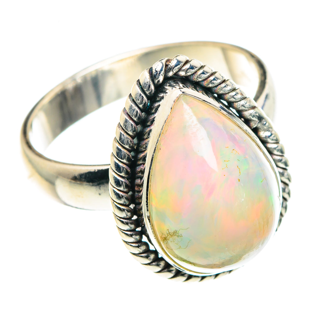 Ethiopian Opal Rings handcrafted by Anasilvercos - RING89002