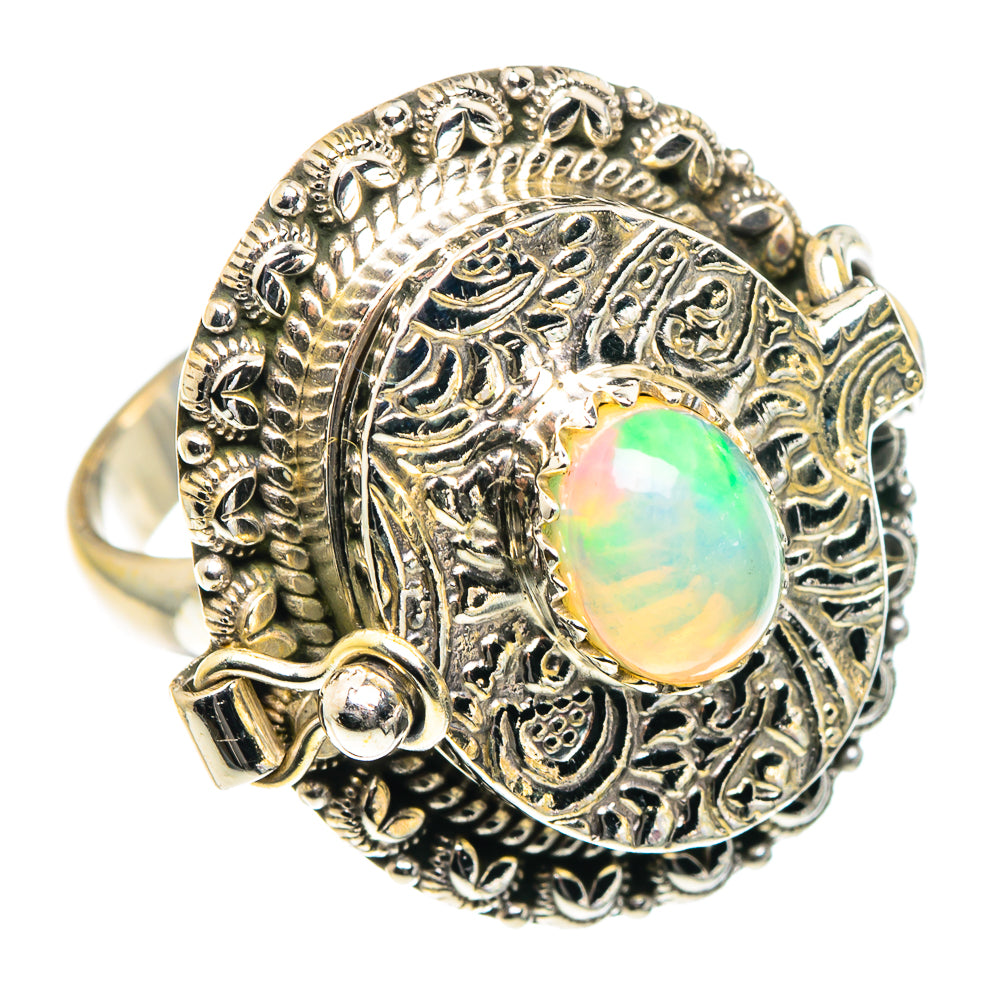 Ethiopian Opal Rings handcrafted by Anasilvercos - RING89003