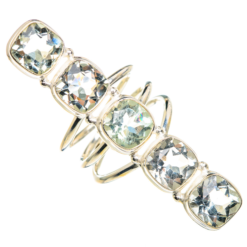 White Quartz Rings handcrafted by Anasilvercos - RING89013