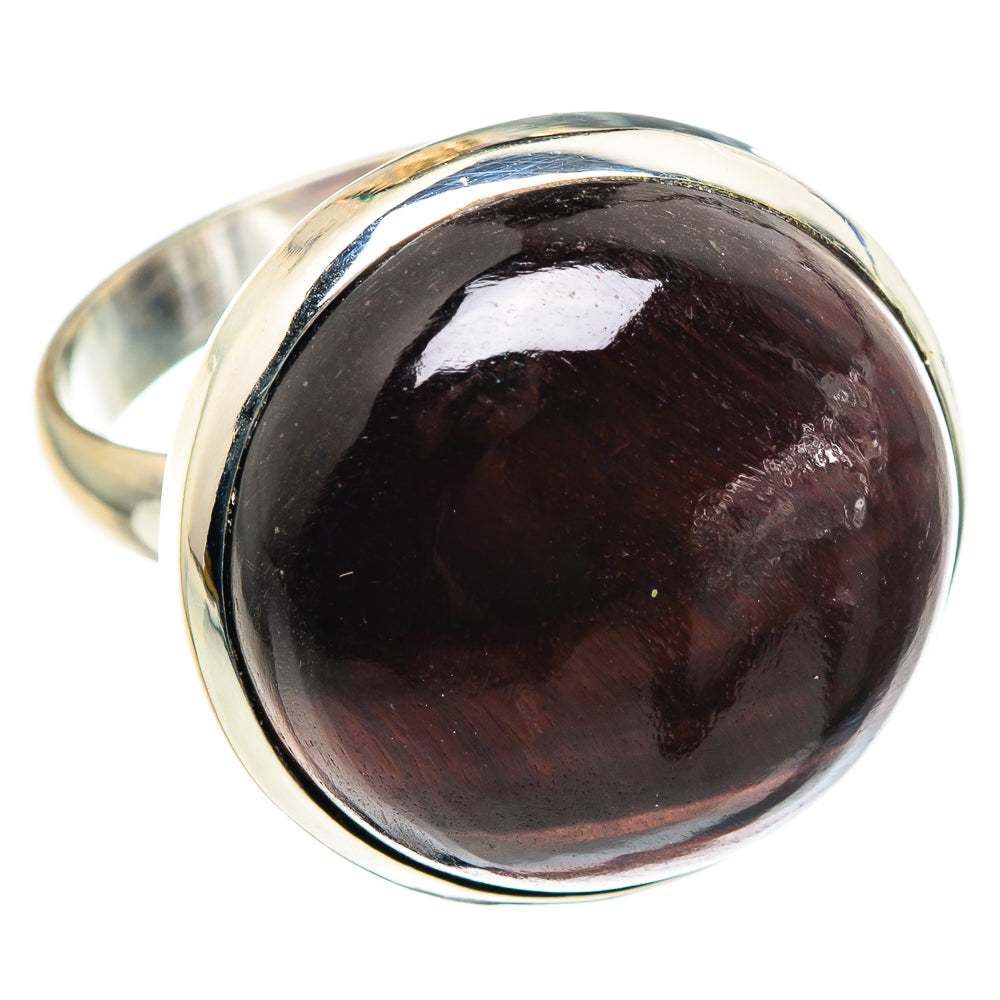 Red Tiger Eye Rings handcrafted by Anasilvercos - RING89016