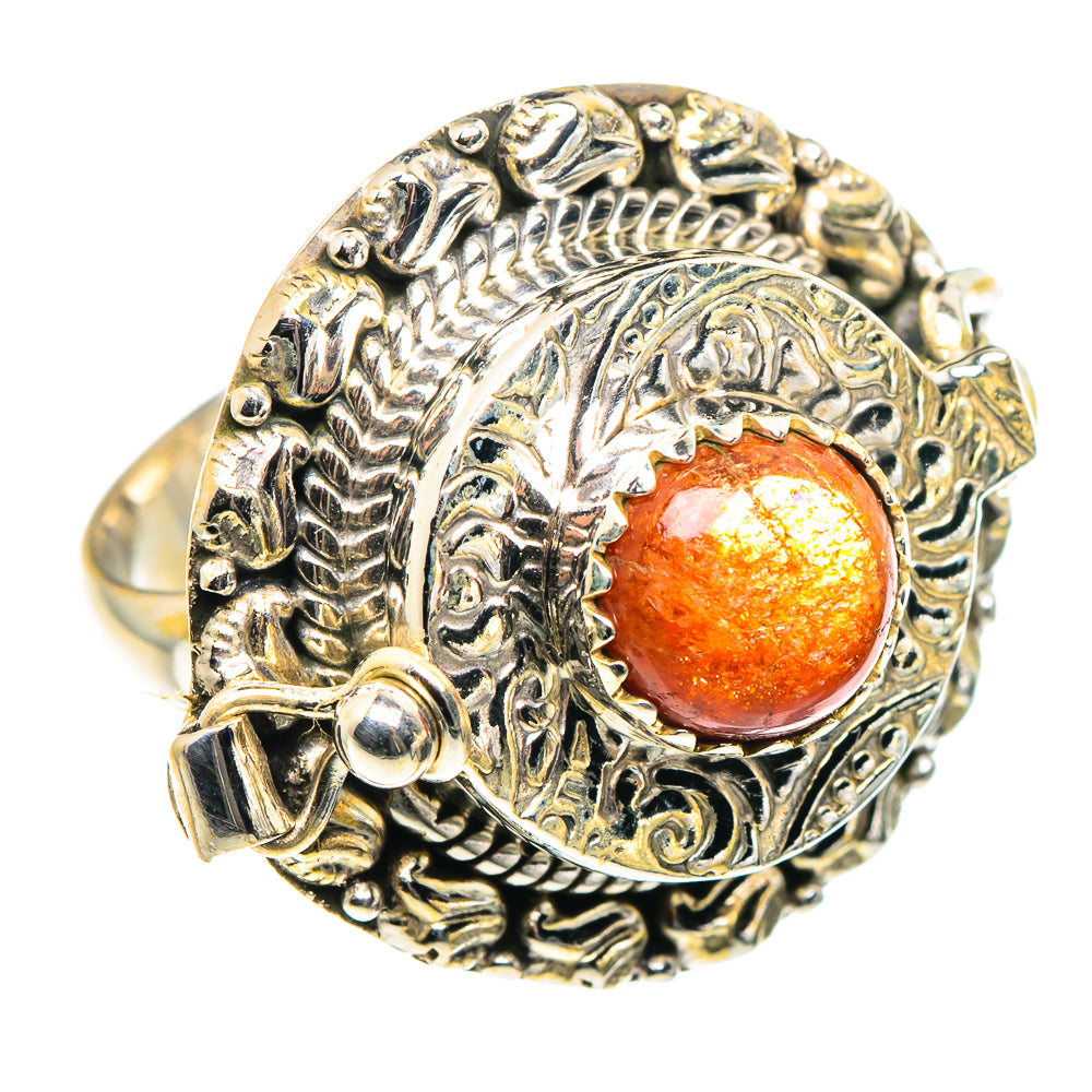 Sunstone Rings handcrafted by Anasilvercos - RING89019