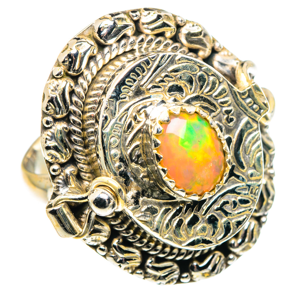 Ethiopian Opal Rings handcrafted by Anasilvercos - RING89034