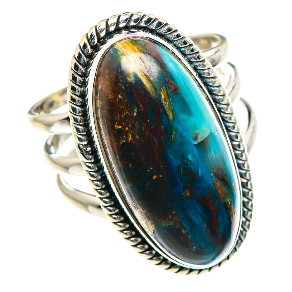 Peruvian Opal Rings handcrafted by Anasilvercos - RING89040