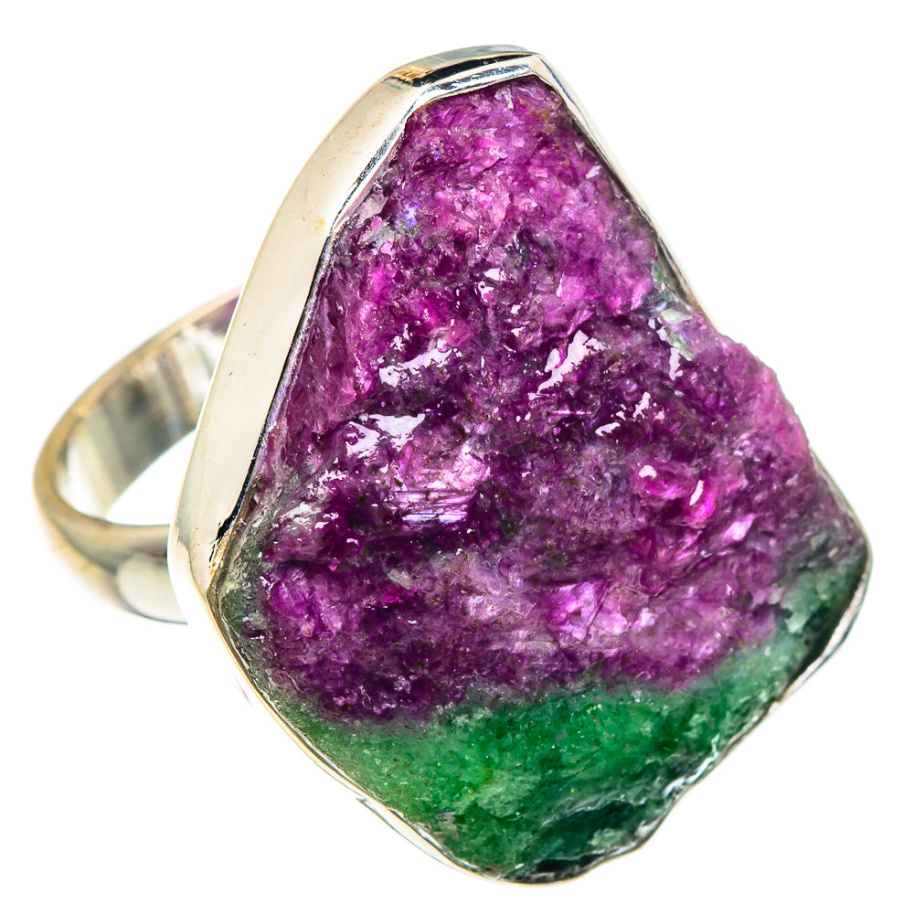Ruby Zoisite Rings handcrafted by Anasilvercos - RING89057