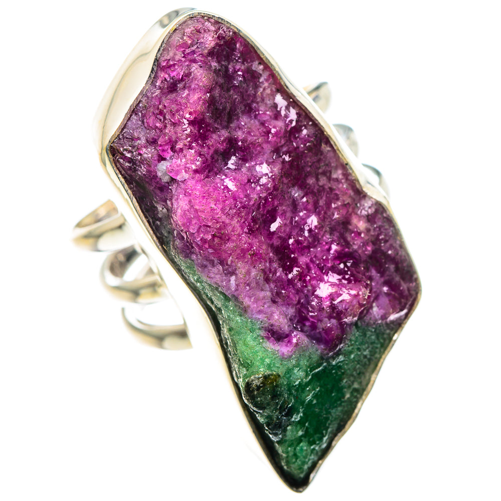 Ruby Zoisite Rings handcrafted by Anasilvercos - RING89058