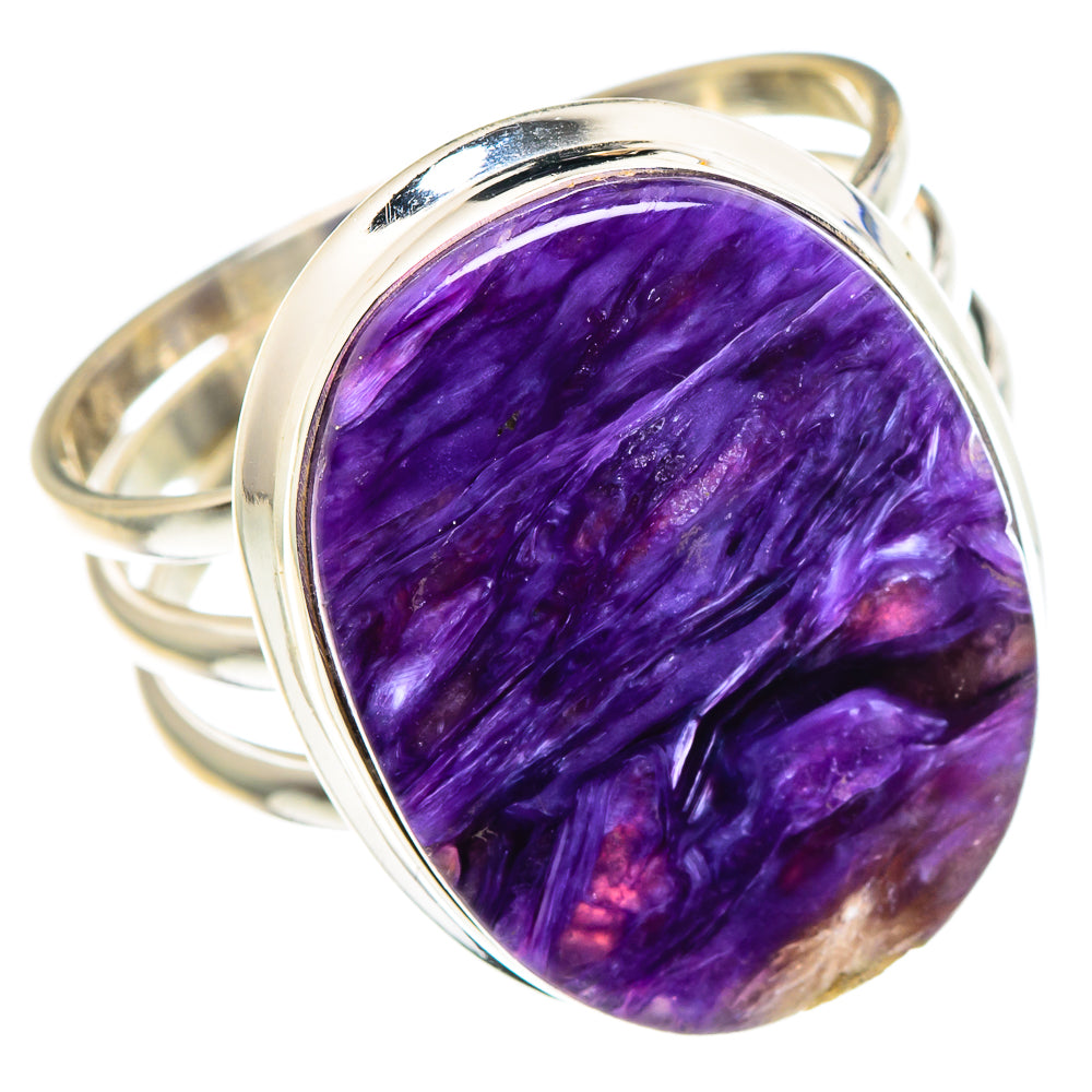 Charoite Rings handcrafted by Anasilvercos - RING89060