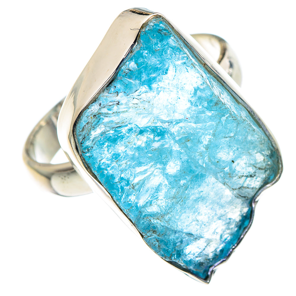 Aquamarine Rings handcrafted by Anasilvercos - RING89070