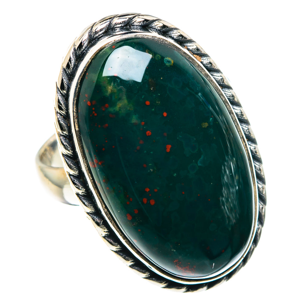 Bloodstone Rings handcrafted by Anasilvercos - RING89073