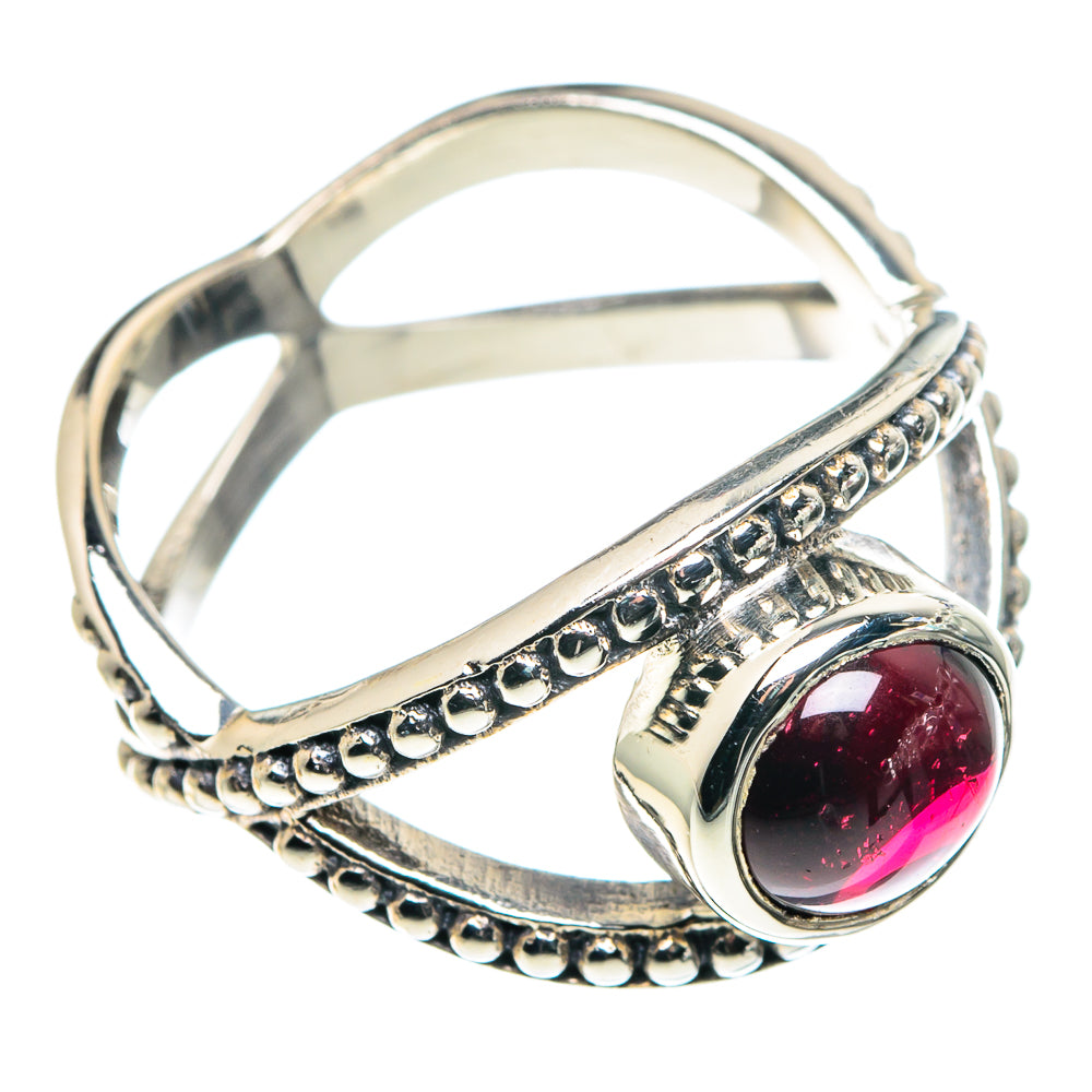 Garnet Rings handcrafted by Anasilvercos - RING89086