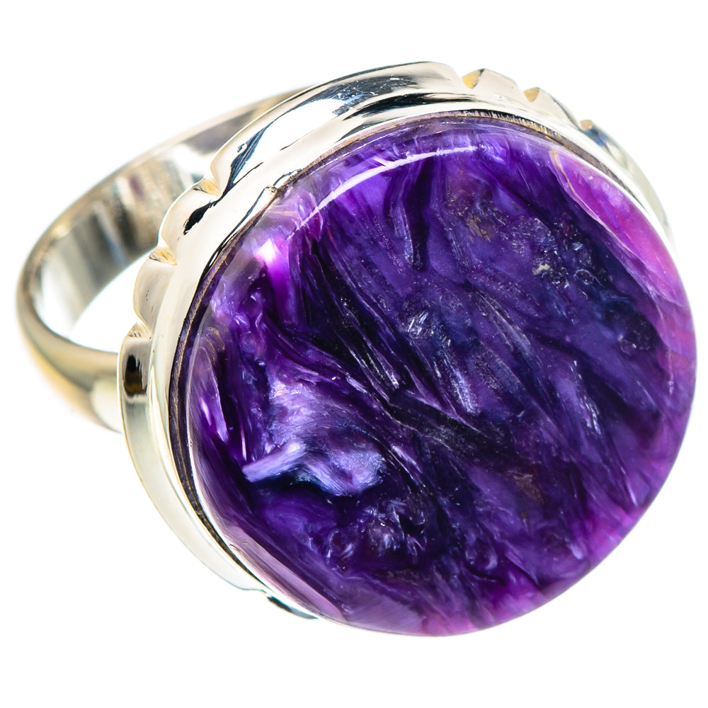 Charoite Rings handcrafted by Anasilvercos - RING89089