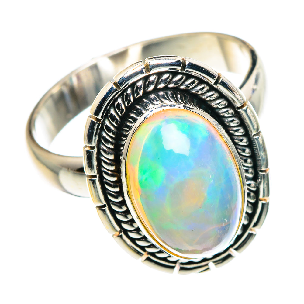Ethiopian Opal Rings handcrafted by Anasilvercos - RING89099