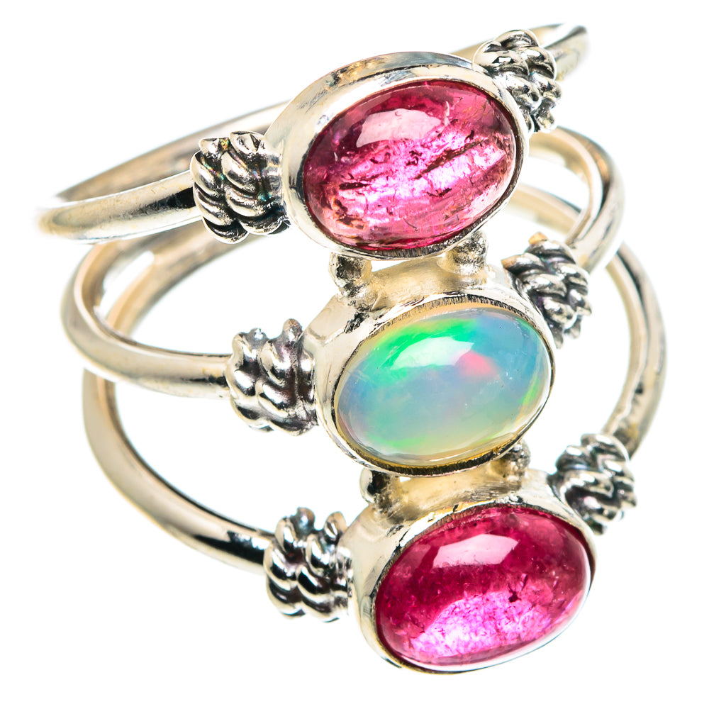 Ethiopian Opal Rings handcrafted by Anasilvercos - RING89100
