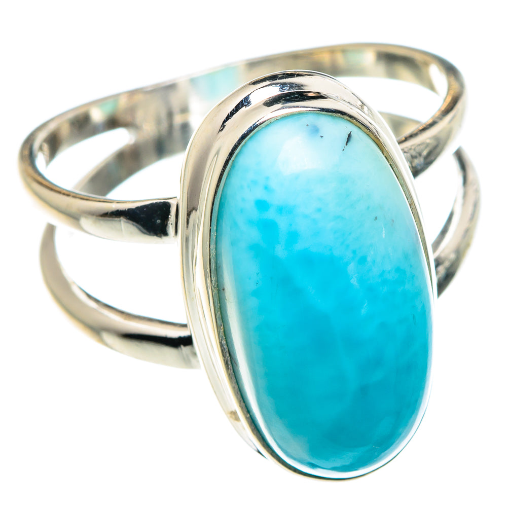Larimar Rings handcrafted by Anasilvercos - RING89107