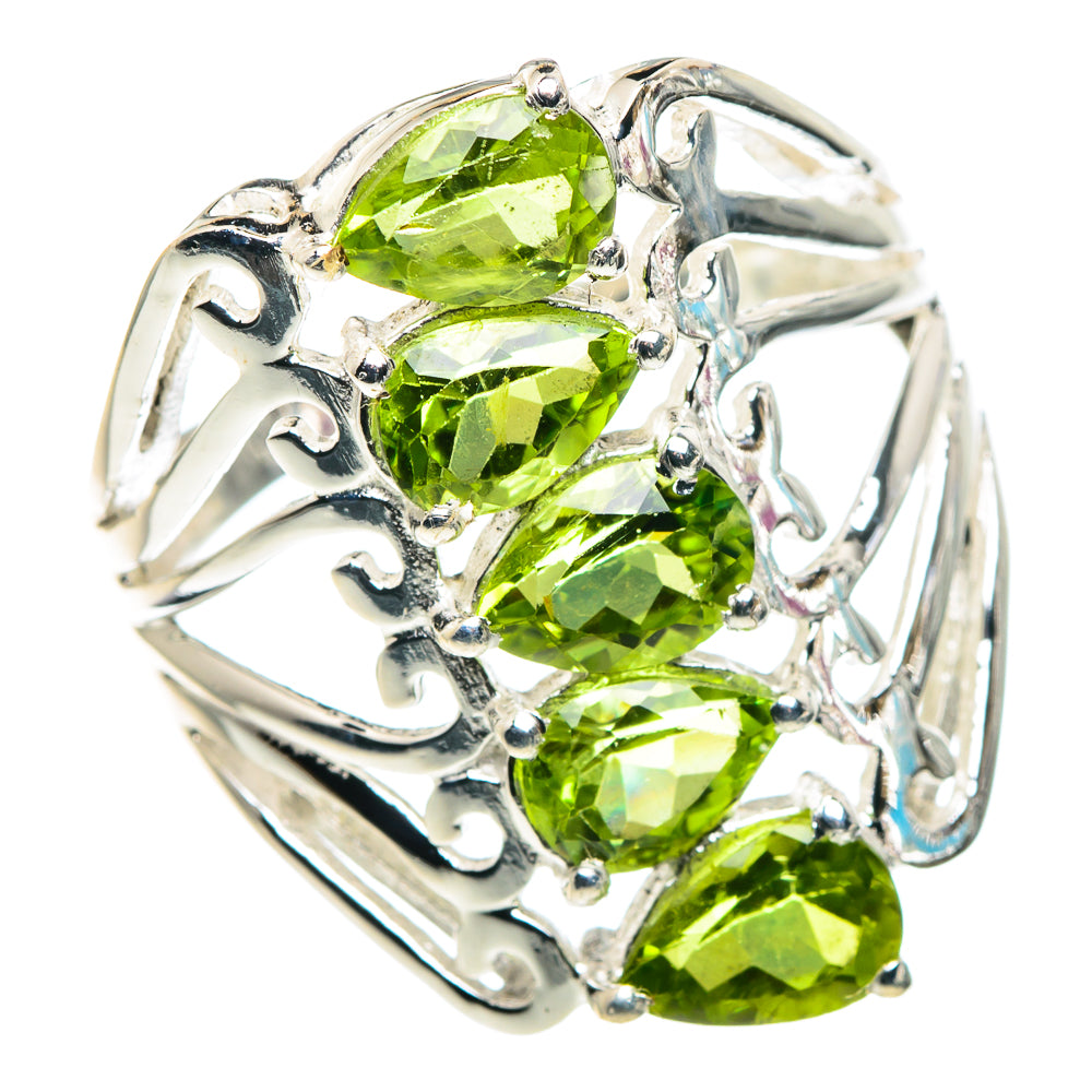 Peridot Rings handcrafted by Anasilvercos - RING89109