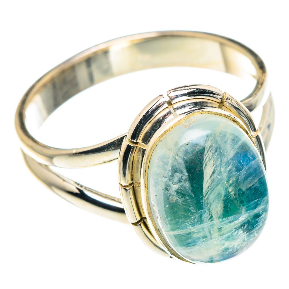 Green Moonstone Rings handcrafted by Anasilvercos - RING89113