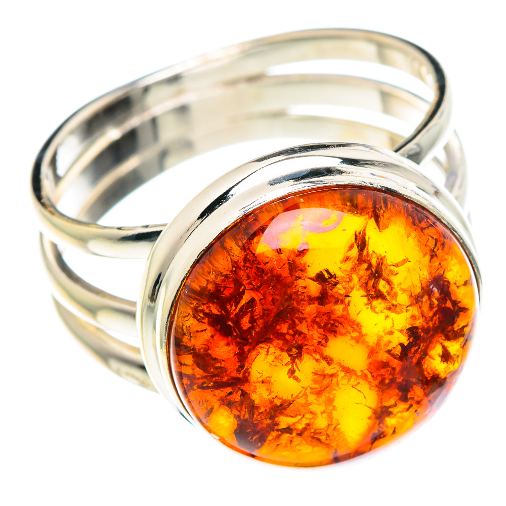 Baltic Amber Rings handcrafted by Anasilvercos - RING89116