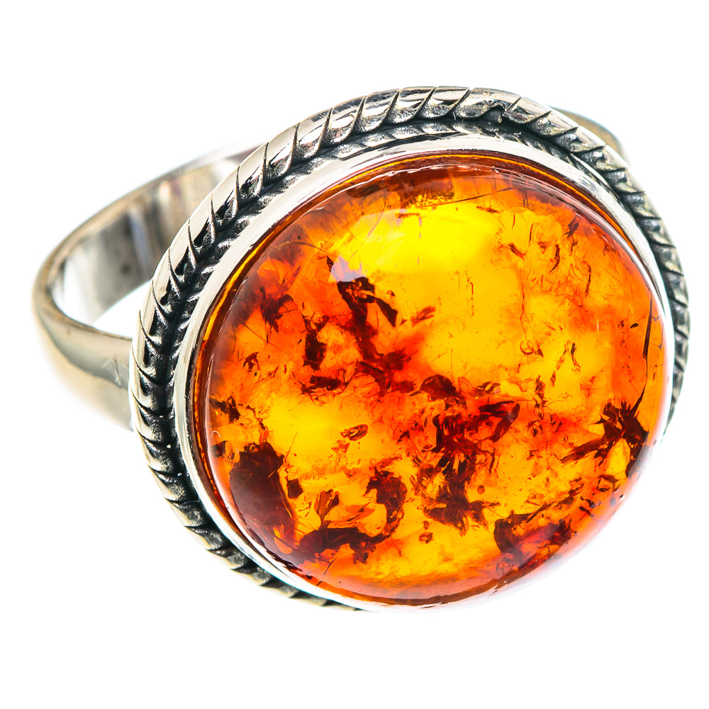 Baltic Amber Rings handcrafted by Anasilvercos - RING89117