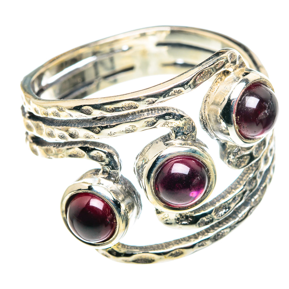 Garnet Rings handcrafted by Anasilvercos - RING89124