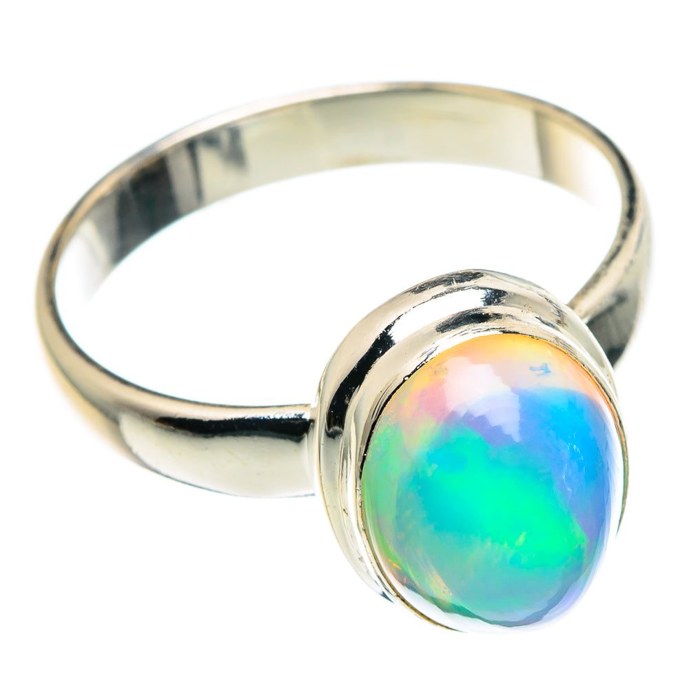 Ethiopian Opal Rings handcrafted by Anasilvercos - RING89135