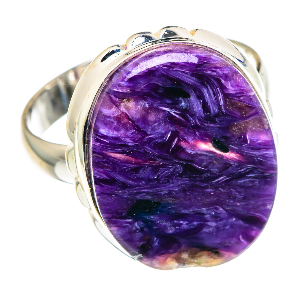 Charoite Rings handcrafted by Anasilvercos - RING89161
