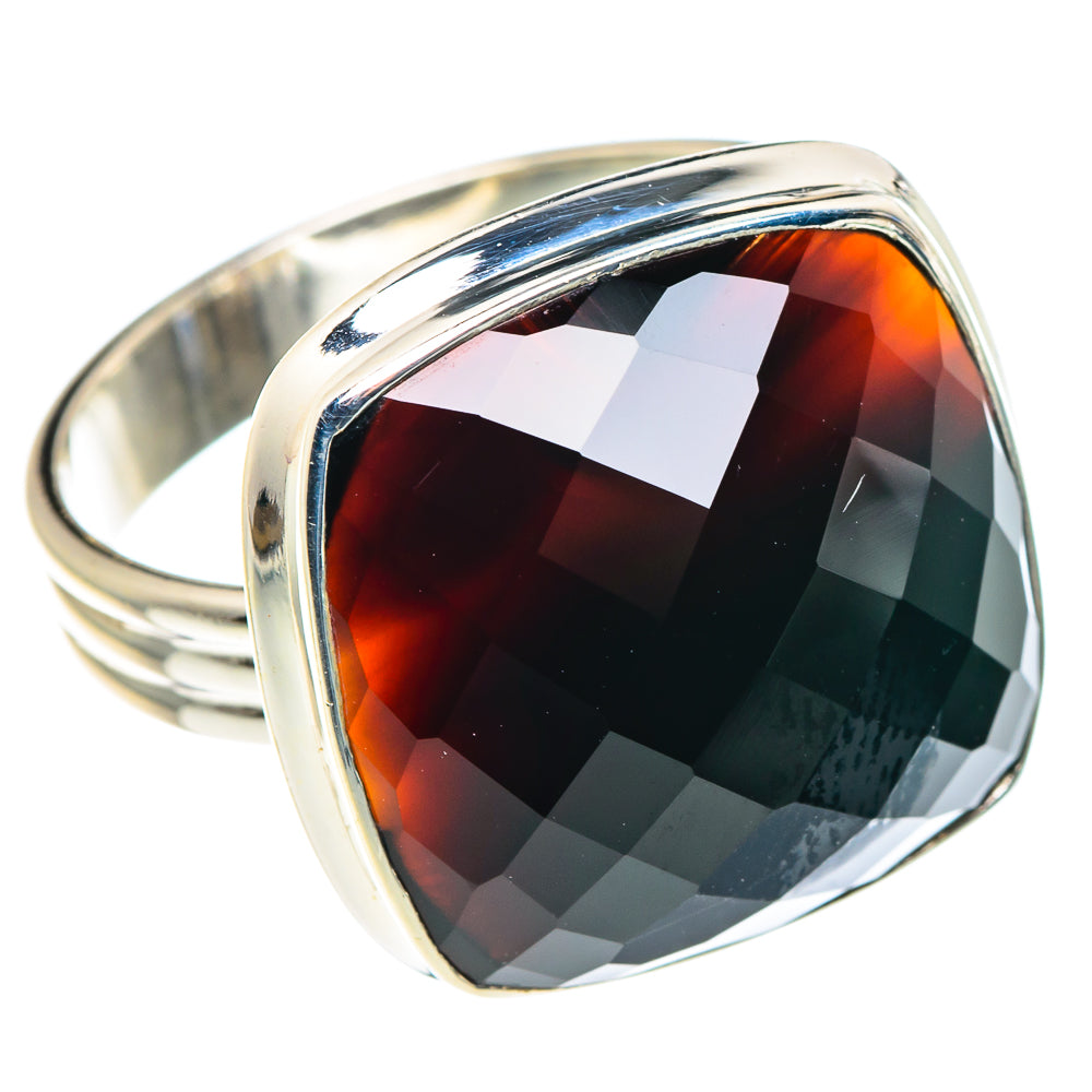 Black Onyx Rings handcrafted by Anasilvercos - RING89163 - Photo 2