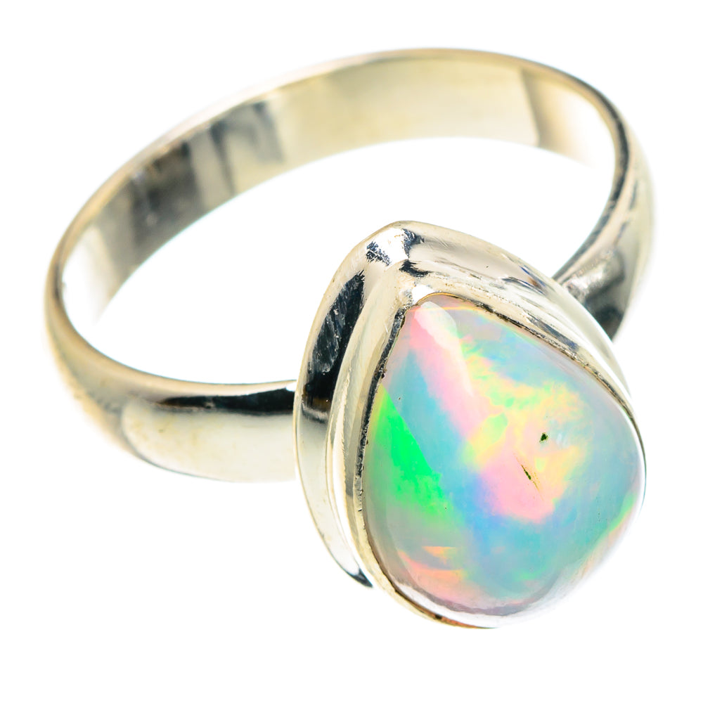 Ethiopian Opal Rings handcrafted by Anasilvercos - RING89167