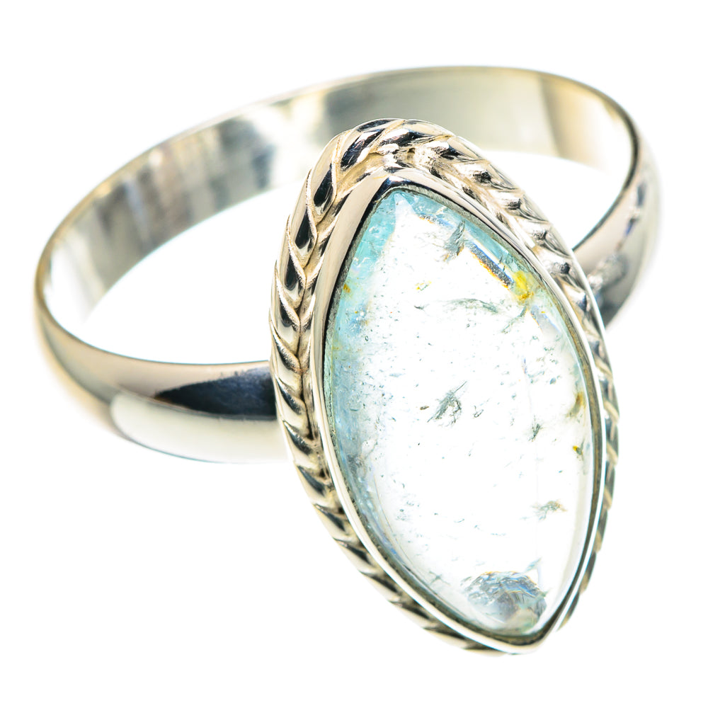 Aquamarine Rings handcrafted by Anasilvercos - RING89174