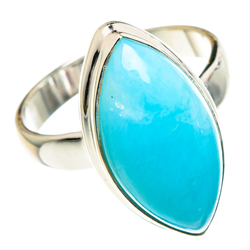 Larimar Rings handcrafted by Anasilvercos - RING89176