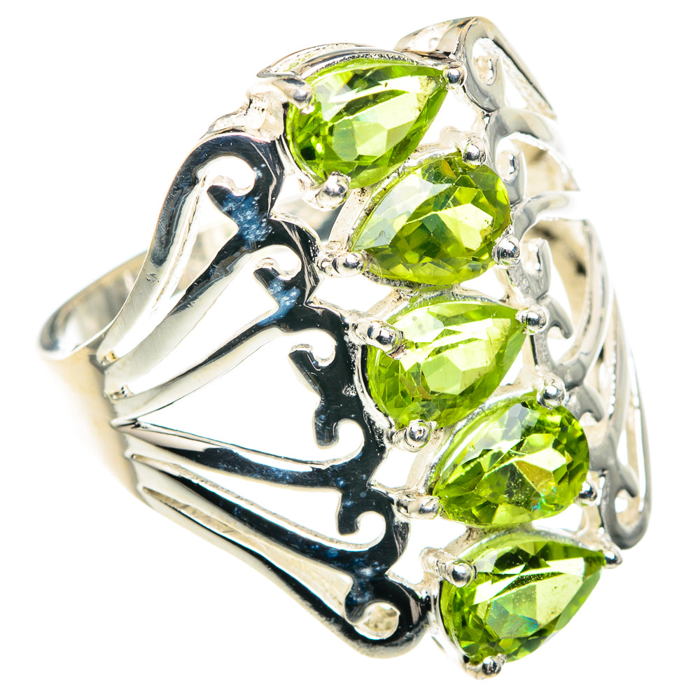 Peridot Rings handcrafted by Anasilvercos - RING89179