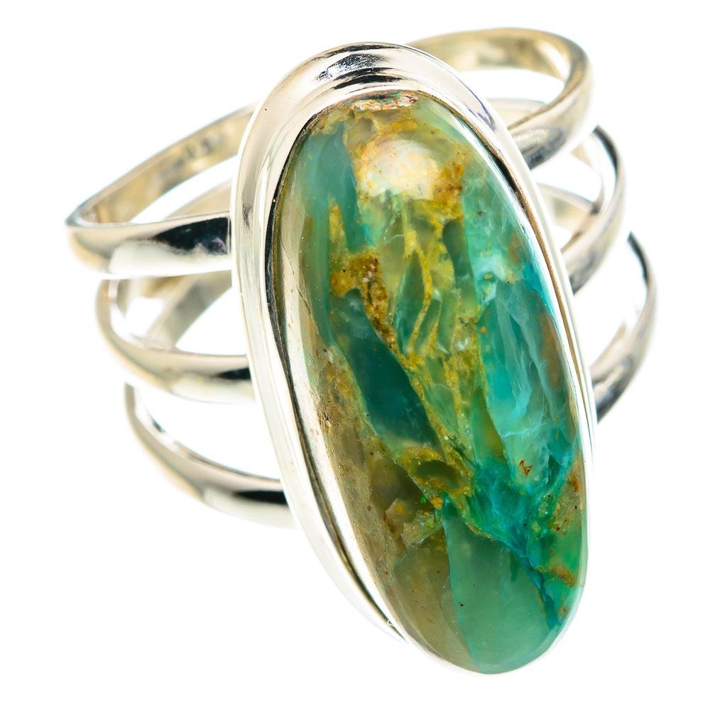 Peruvian Opal Rings handcrafted by Anasilvercos - RING89203