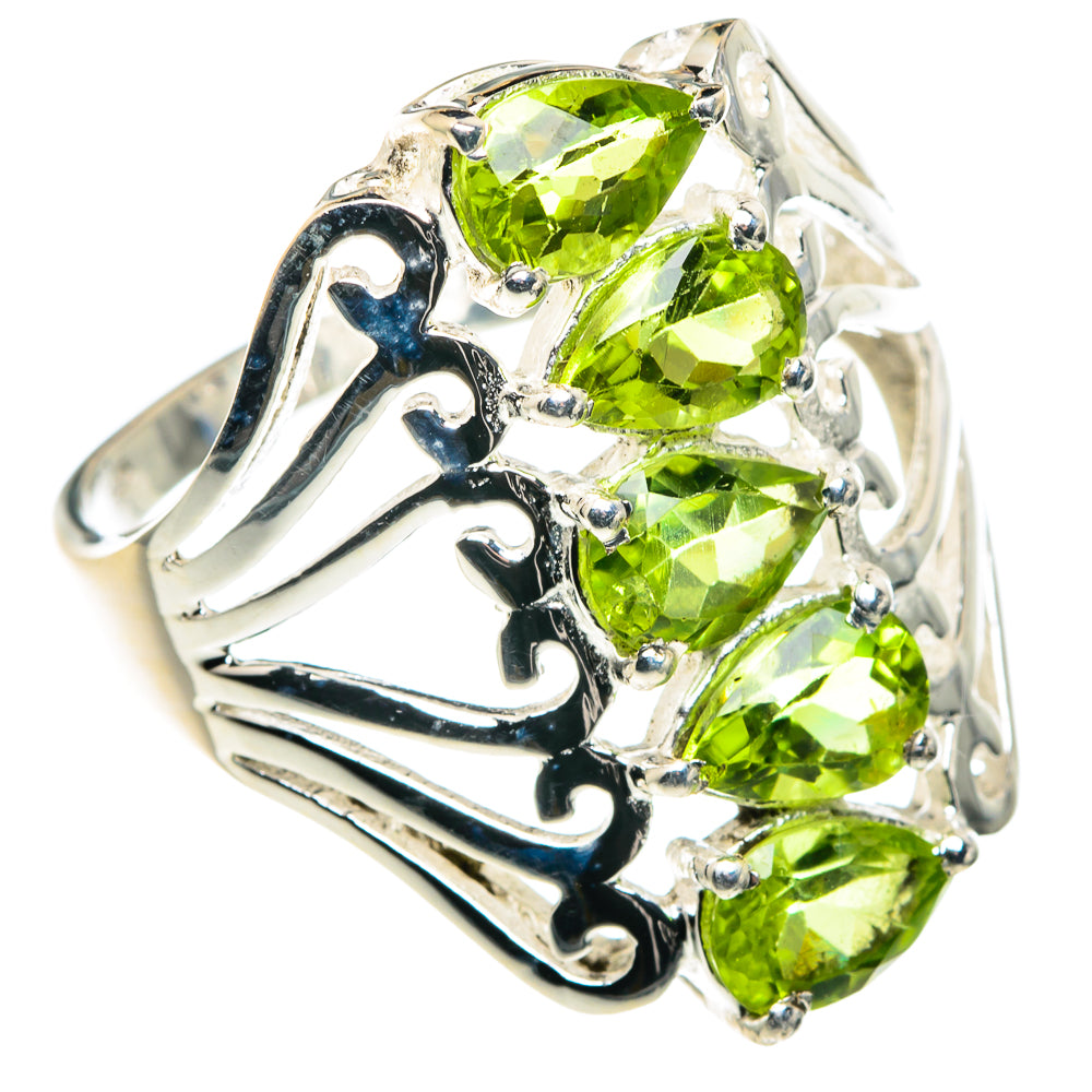 Peridot Rings handcrafted by Anasilvercos - RING89207