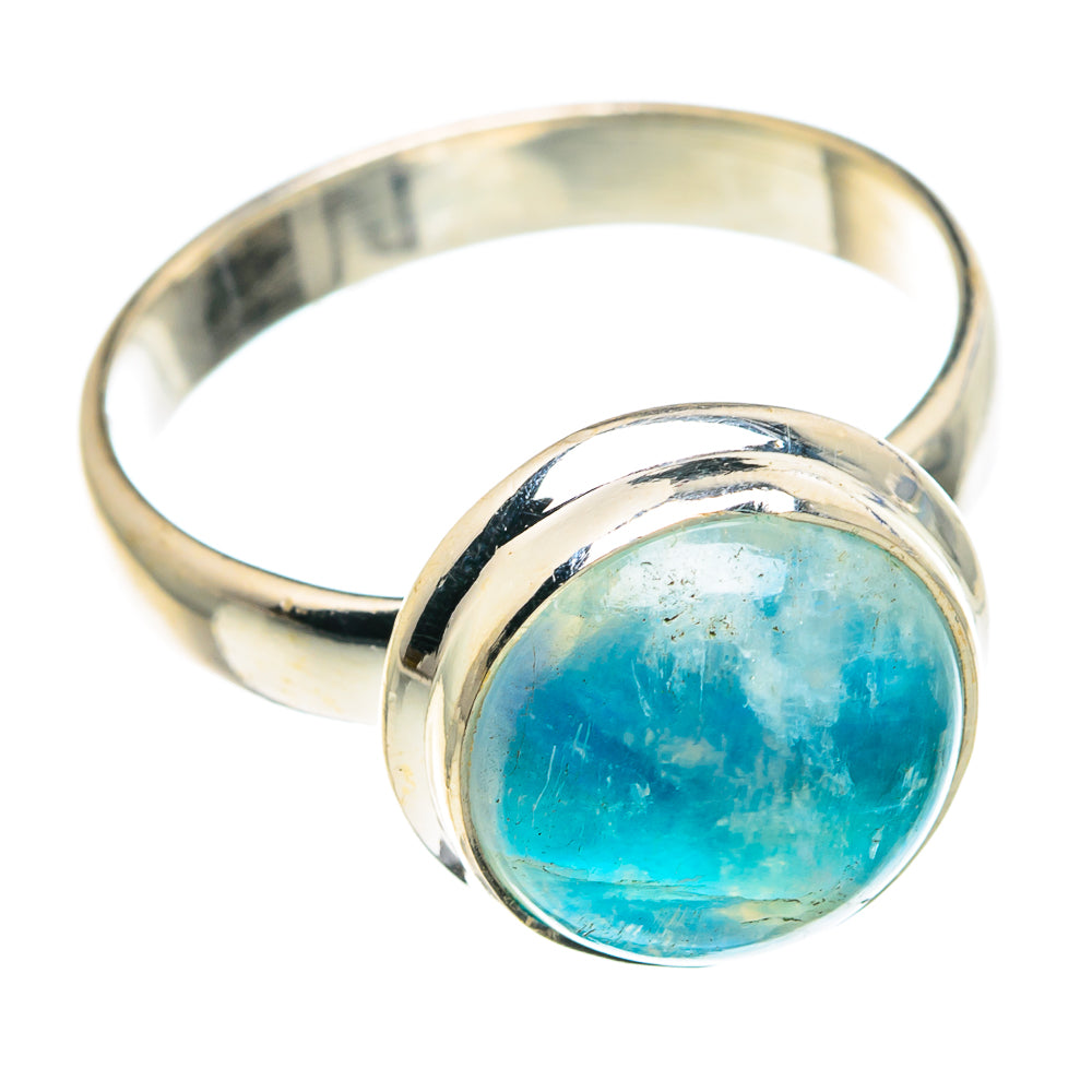 Rainbow Moonstone Rings handcrafted by Anasilvercos - RING89208