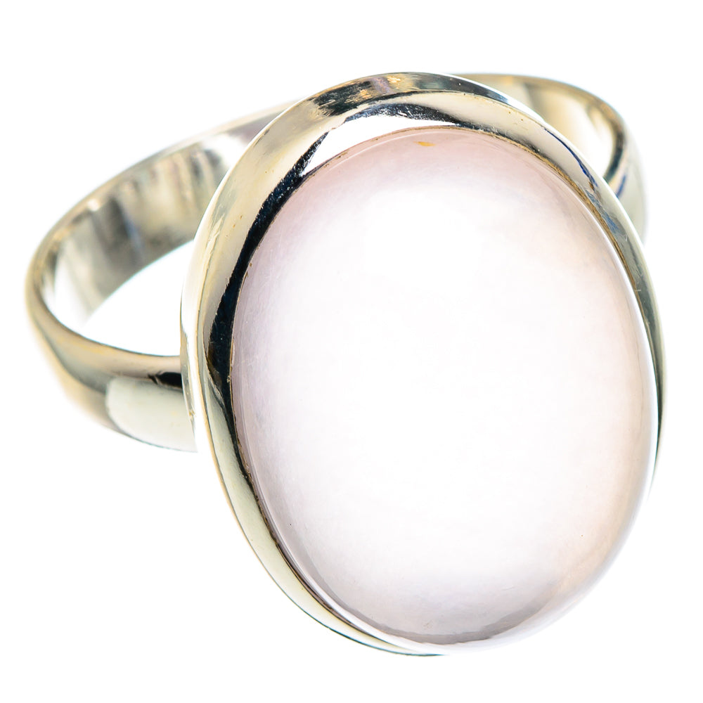 Rose Quartz Rings handcrafted by Anasilvercos - RING89217