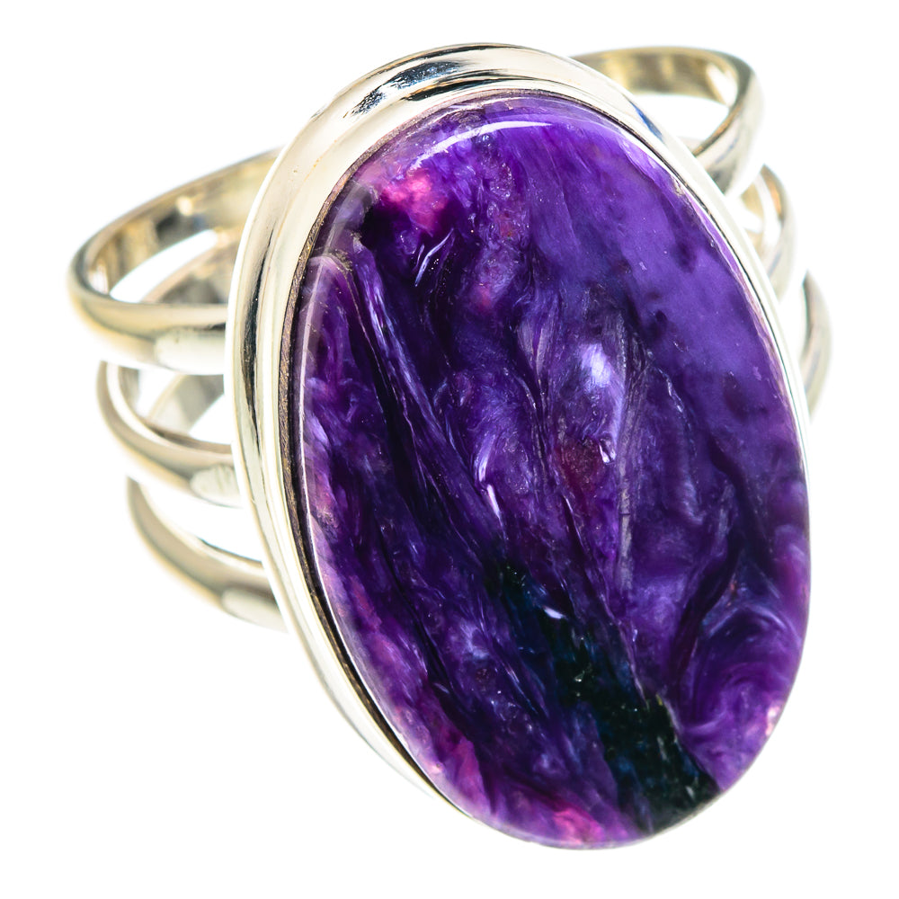 Charoite Rings handcrafted by Anasilvercos - RING89218