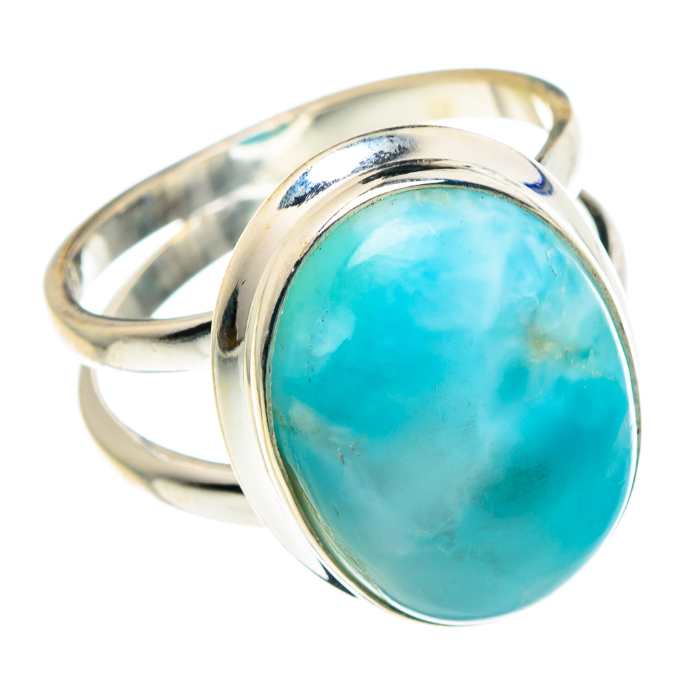 Larimar Rings handcrafted by Anasilvercos - RING89232