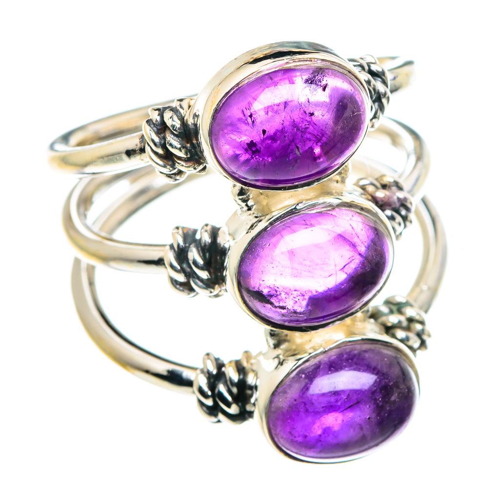 Amethyst Rings handcrafted by Anasilvercos - RING89246